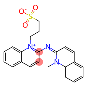 2-[(1-methyl-2(1H)-quinolylidene)amino]-1-(3-sulphonatopropyl)quinolinium