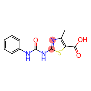 5-Thiazolecarboxylic acid, 4-methyl-2-[[(phenylamino)carbonyl]amino]-