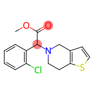 Thieno(3,2-C)pyridine-5(4H)-acetic acid, alpha-(2-chlorophenyl)-6,7-dihydro-, methyl ester