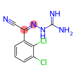 (E)-2-(2,3-dichlorophenyl)-2-guanidinyliminoacetonitrile