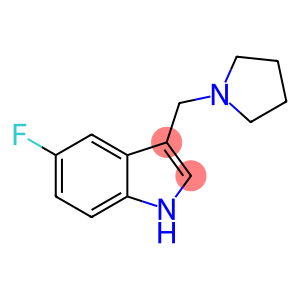 5-Fluoro-3-[(pyrrolidin-1-yl)methyl]-1H-indole