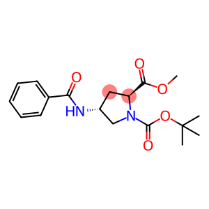 1-(tert-Butyl) 2-methyl (2S,4R)-4-benzamidopyrrolidine-1,2-dicarboxylate
