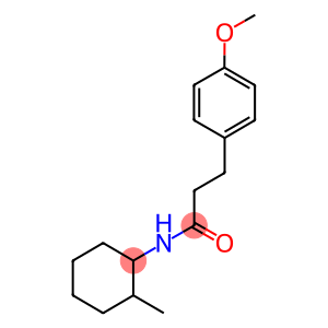 3-(4-methoxyphenyl)-N-(2-methylcyclohexyl)propanamide