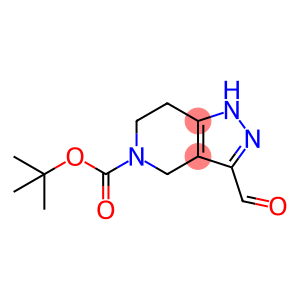 tert-butyl3-formyl-1H,4H,5H,6H,7H-pyrazolo[4,3-c]pyridine-5-carboxylate