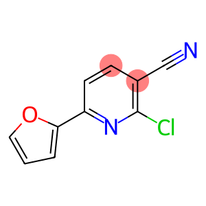 2-Chloro-6-(2-furyl)nicotinonitrile