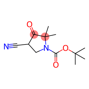 4-Cyano-2,2-dimethyl-3-oxo-1-pyrrolidinecarboxylic acid 1,1-dimethylethyl ester