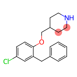 4-[(2-benzyl-4-chlorophenoxy)methyl]piperidine