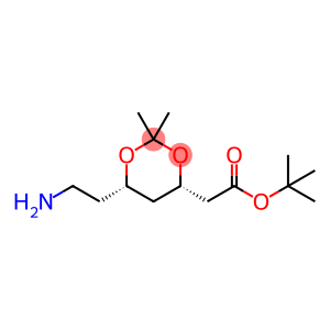 tert-butyl 2-((4S,6S)-6-(2-aminoethyl)-2,2-dimethyl-1,3-dioxan-4-yl)acetate