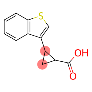 2-(Benzo[b]thiophen-3-yl)cyclopropane-1-carboxylic acid