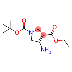 1H-Pyrrole-1,3-dicarboxylic acid, 4-amino-2,5-dihydro-, 1-(1,1-dimethylethyl) 3-ethyl ester