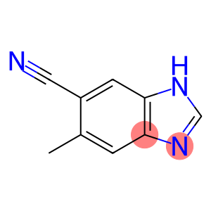 5-methyl-1H-benzimidazole-6-carbonitrile