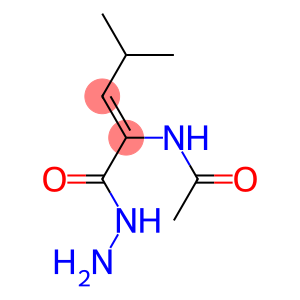 N-(1-hydrazinyl-4-methyl-1-oxopent-2-en-2-yl)acetamide