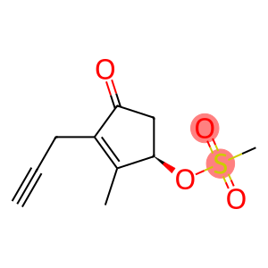 (R)-3-Methyl-4-[(methylsulfonyl)oxy]-2-(2-propynyl)-2-cyclopenten-1-one