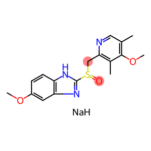 sodium 5-methoxy-2-[(4-methoxy-3,5-dimethyl-pyridin-2-yl)methylsulfinyl]benzoimidazole