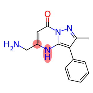 5-(Aminomethyl)-2-methyl-3-phenylpyrazolo-[1,5-a]pyrimidin-7(4H)-one