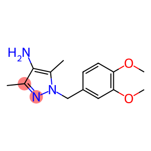 1-[(3,4-dimethoxyphenyl)methyl]-3,5-dimethylpyrazol-4-amine