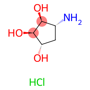 (1S,2R,3S,4R)-4-AMINOCYCLOPENTANE-1,2,3-TRIOL HCL
