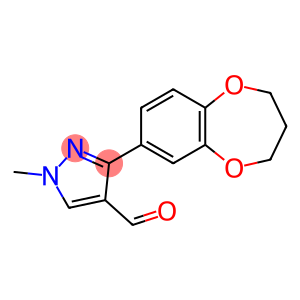 3-(3,4-Dihydro-2H-1,5-benzodioxepin-7-yl)-1-methyl-1H-pyrazole-4-carboxaldehyde