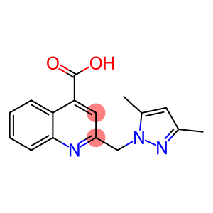 2-[(3,5-二甲基-1H-吡唑-1-基)甲基]喹啉-4-羧酸