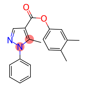 3,4-dimethylphenyl 5-methyl-1-phenyl-1H-pyrazole-4-carboxylate