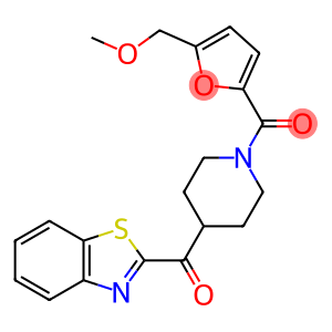 Methanone, [4-(2-benzothiazolylcarbonyl)-1-piperidinyl][5-(methoxymethyl)-2-furanyl]-