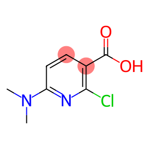 2-Chloro-6-(dimethylamino)pyridine-3-carboxylic acid, 3-Carboxy-2-chloro-6-(dimethylamino)pyridine