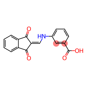 3-{[(1,3-dioxo-2,3-dihydro-1H-inden-2-ylidene)methyl]amino}benzoic acid