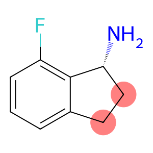 1H-Inden-1-amine, 7-fluoro-2,3-dihydro-, (1R)-