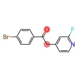 1-(4-bromophenyl)-2-(2-fluoropyridin-4-yl)ethanone