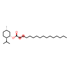 rel-Hexadecanoic acid (1S*)-5α*-methyl-2β*-(1-methylethyl)cyclohexane-1α*-yl ester
