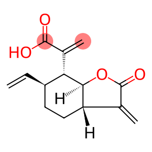 (3aS,7aα)-Octahydro-6β-ethenyl-α,3-bis(methylene)-2-oxo-7α-benzofuranacetic acid