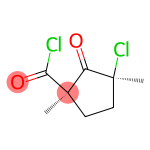 3-chloro-1,3-dimethyl-2-oxocyclopentane-1-carbonyl chloride