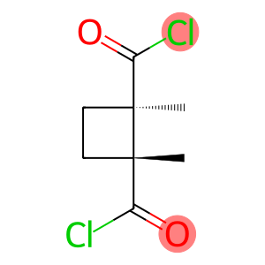 1,2-Cyclobutanedicarbonyl dichloride, 1,2-dimethyl-, trans- (9CI)