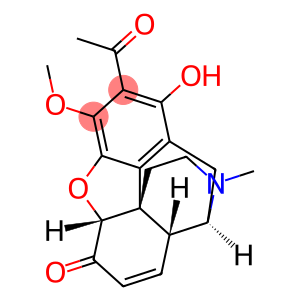3-Methoxy-14-acetoxy-17-methyl-4,5α-epoxy-7,8-didehydromorphinan-6-one