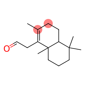 3,4,4a,5,6,7,8,8a-octahydro-2,5,5,8a-tetramethylnaphthalene-1-acetaldehyde