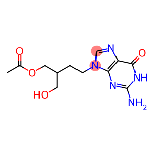 6H-Purin-6-one, 9-[4-(acetyloxy)-3-(hydroxymethyl)butyl]-2-amino-1,9-dihydro-