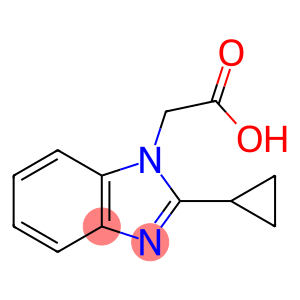 1H-Benzimidazole-1-acetic acid, 2-cyclopropyl-
