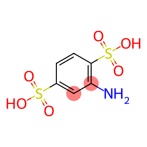 2-aminobenzene-1,4-disulphonic acid