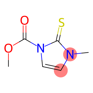 4-Imidazoline-1-carboxylic  acid,  3-methyl-2-thioxo-,  methyl  ester  (6CI)
