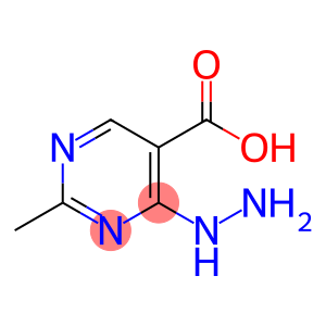 5-Pyrimidinecarboxylic acid, 4-hydrazino-2-methyl- (6CI,9CI)