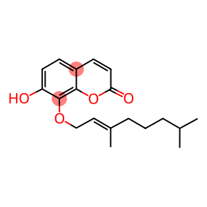 8-[(E)-3,7-dimethyloct-2-enoxy]-7-hydroxychromen-2-one