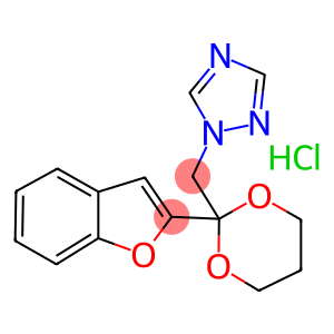 1-((2-(2-Benzofuranyl)-1,3-dioxan-2-yl)methyl)-1H-1,2,4-triazole monoh ydrochloride