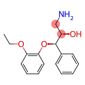 3-氨基-1-(2-乙氧基苯氧基)-1-苯基丙-2-醇