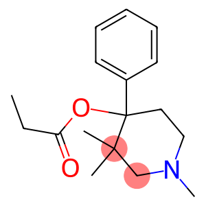 (1,3,3-trimethyl-4-phenylpiperidin-4-yl) propanoate