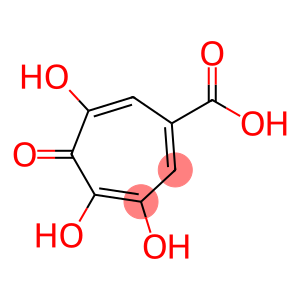 3,4,6-Trihydroxy-5-oxo-1,3,6-cycloheptatriene-1-carboxylic acid