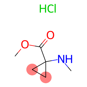Cyclopropanecarboxylic acid, 1-(methylamino)-, methyl ester, hydrochloride (9CI)