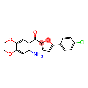 (7-AMINO-2,3-DIHYDRO-BENZO[1,4]DIOXIN-6-YL)-[5-(4-CHLORO-PHENYL)-FURAN-2-YL]-METHANONE
