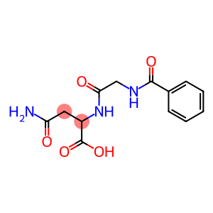 4-amino-2-{[(benzoylamino)acetyl]amino}-4-oxobutanoic acid