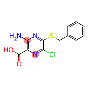 3-AMINO-5-(BENZYLTHIO)-6-CHLOROPYRAZINE-2-CARBOXYLIC ACID