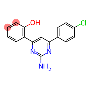 2-(2-AMINO-6-(4-CHLOROPHENYL)PYRIMIDIN-4-YL)PHENOL